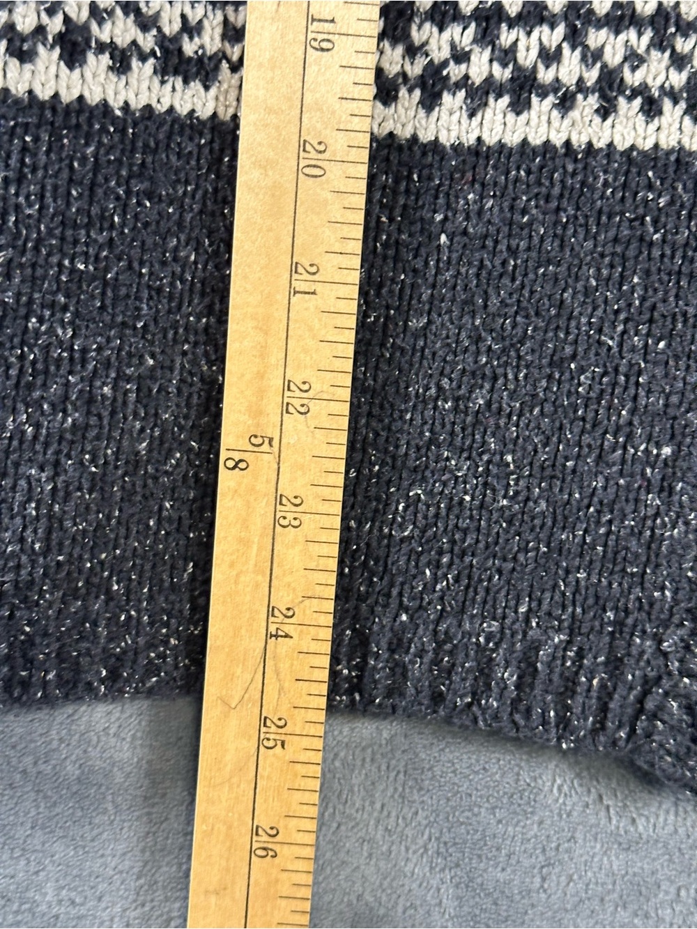 Knit Sweater Vest – Floral Fair Isle Cottagecore - large - Picture 6 of 8